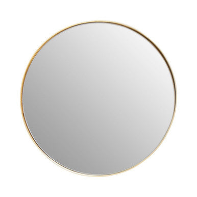 Small Gold Finish Wall Mirror | Cindy