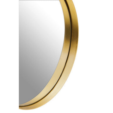 Small Gold Finish Wall Mirror | Cindy