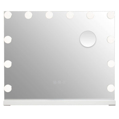 Illuminated LED Free Standing Vanity Mirror | Cassini