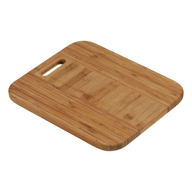 Bamboo Round Edge Chopping and Serving Board with Handle | Aleki