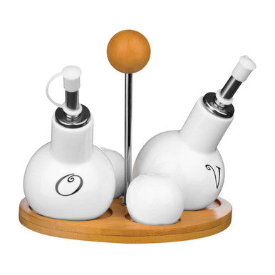 4 Piece Round Condiment Set | Dela