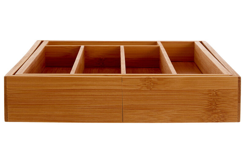 Bamboo Expandable Small Cutlery Tray | Aleki