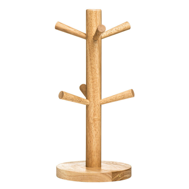 Rubberwood 6 Cup Mug Tree | Soka