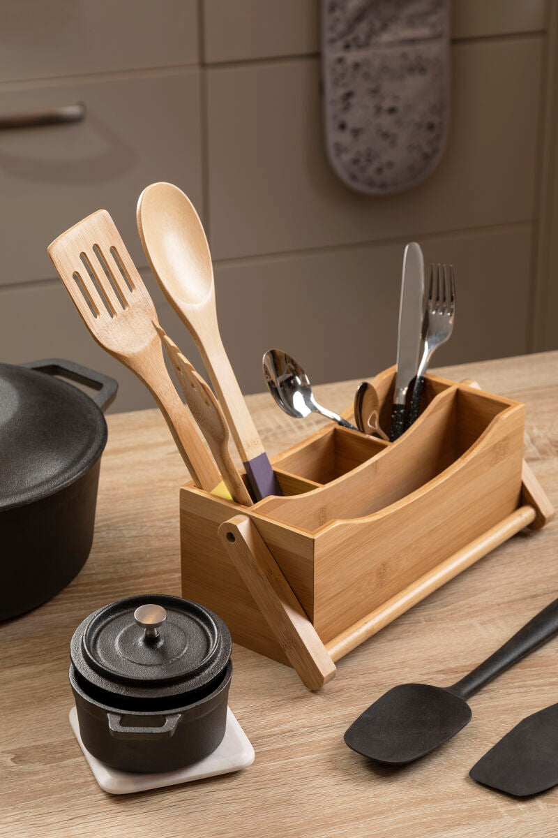 Bamboo Utensil Or Cutlery Holder | Aleki