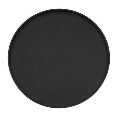Large Black Fir Wood Tray | Bessan