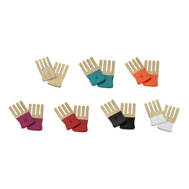 Raspberry Bamboo Salad Hand Servers | Kyoto