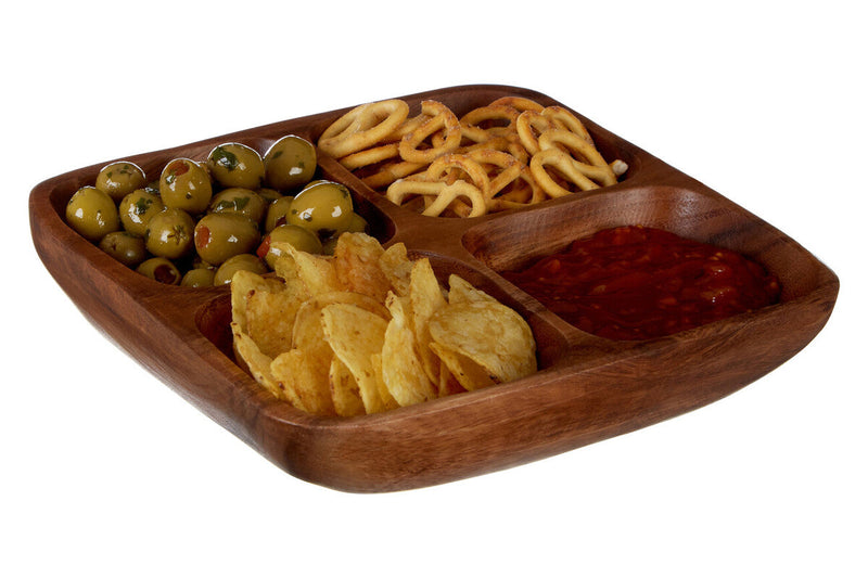Acacia Four Section Serving Dish | Kora