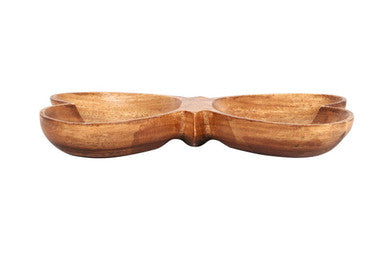 Acacia Butterfly Shaped Serving Dish | Kora
