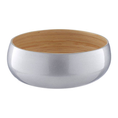 Medium Silver Bamboo Bowl | Kyoto