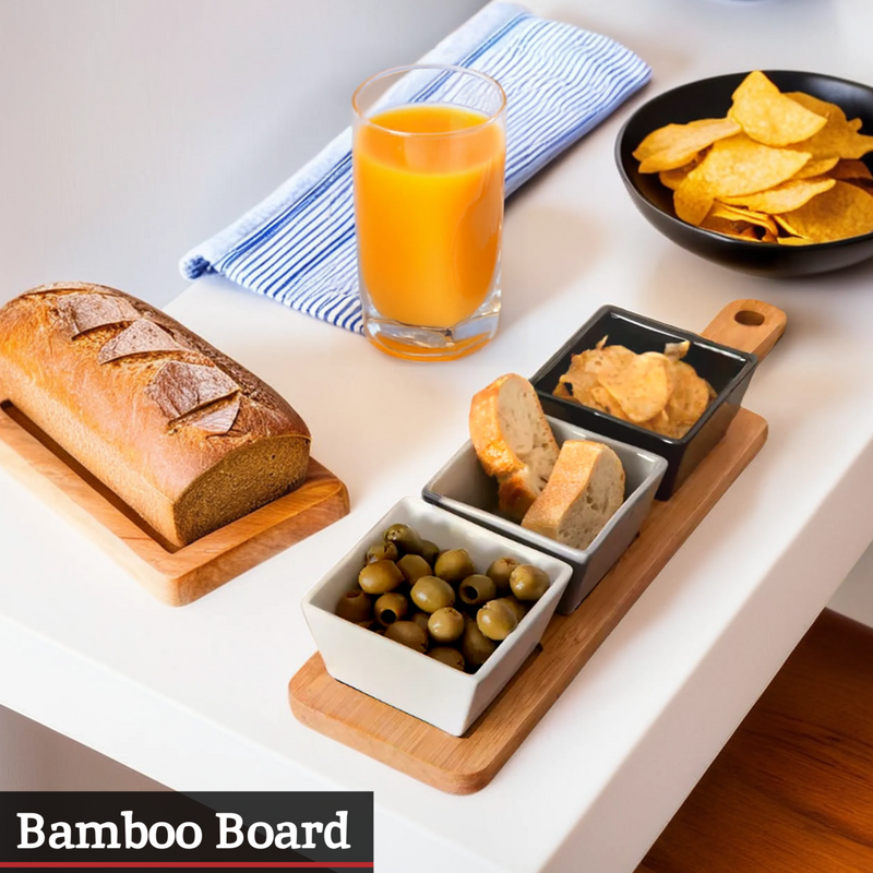 Serving Board with Square Dishes | Soiree