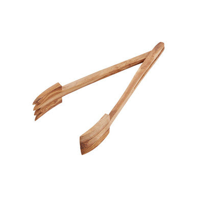Olive Wood Serving Tongs | Kora
