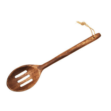 Acacia Wood Slotted Spoon | Kora