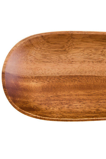 Acacia Wood Medium Oval Serving Dish | Kora