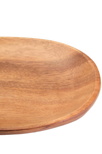 Acacia Wood Large Oval Plate | Kora