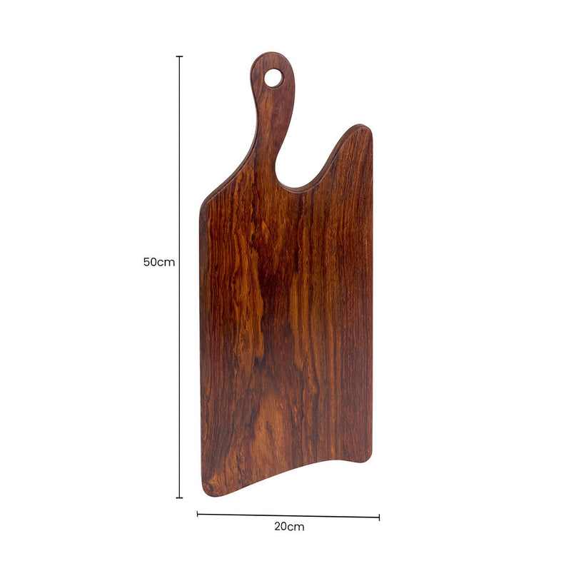 Tropical Rosewood Serving or Cutting Board in Organic Shape and Natural Finish | Rosi