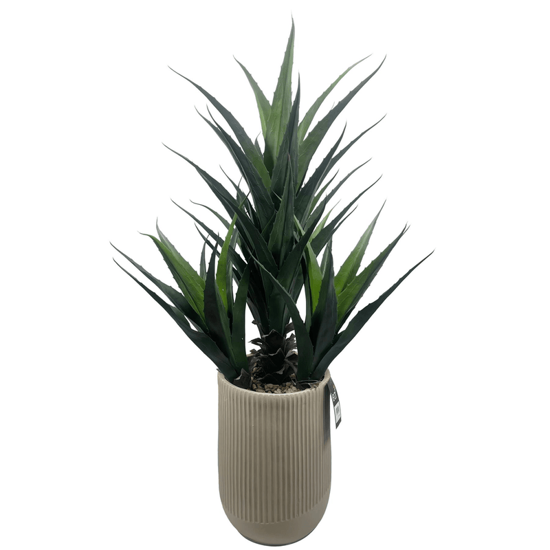 110cm Artificial Agave Tropical Display in Pot Artificial - InStock