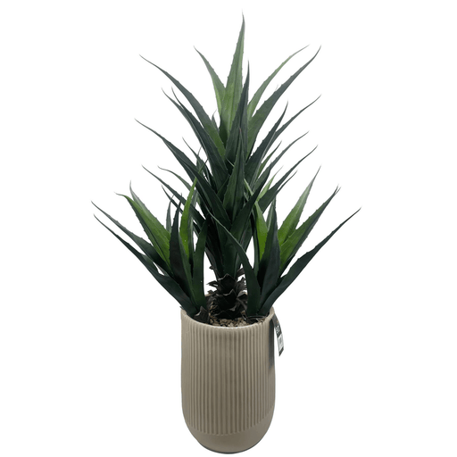 110cm Artificial Agave Tropical Display in Pot Artificial - InStock