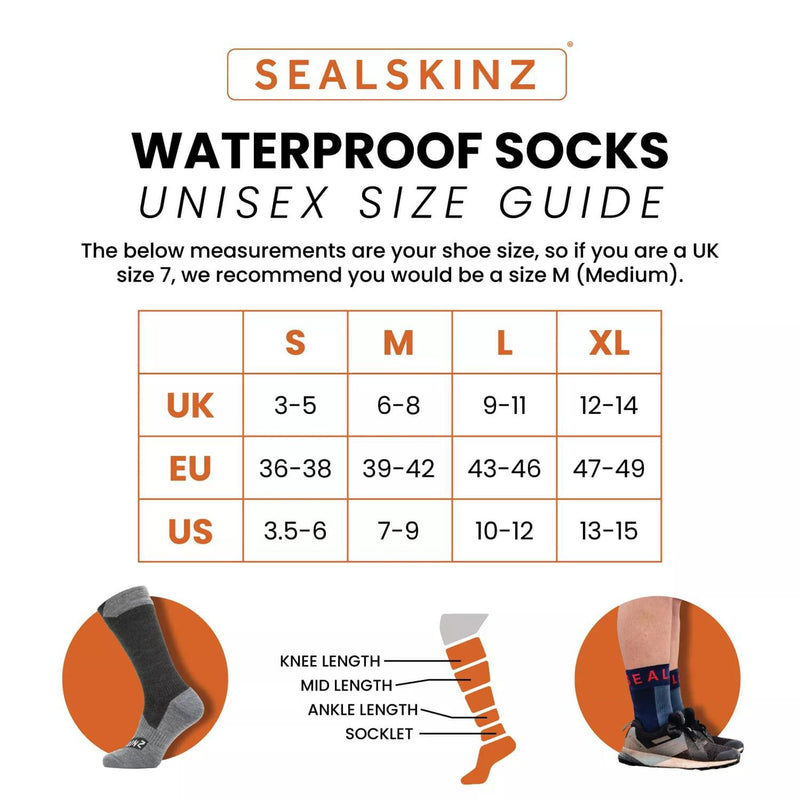 Mens Breathable Winter Solo Merino Socks