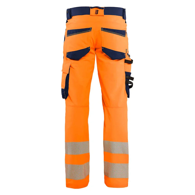Blaklader 1124 Hi-Vis 4-Way Kneepad Stretch Trousers