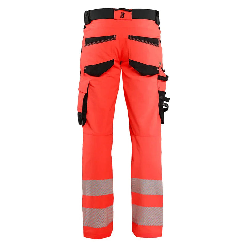 Blaklader 1124 Hi-Vis 4-Way Kneepad Stretch Trousers