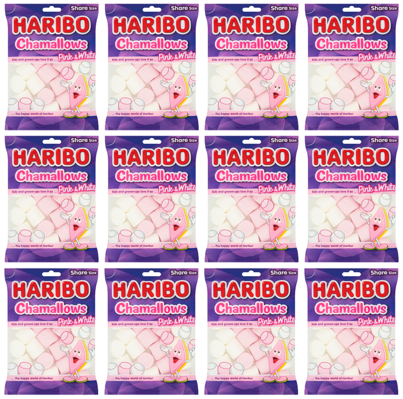 12 x Haribo Chamallows Bag 140Gm