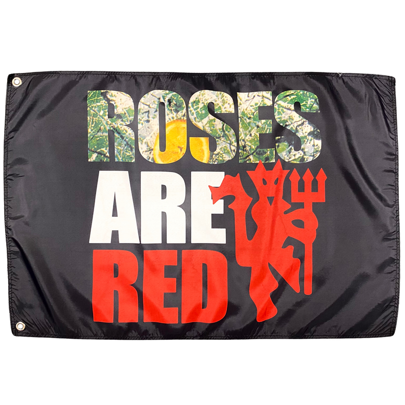 Roses Are Red Flag 3ft x 2ft (90 x 60cm)