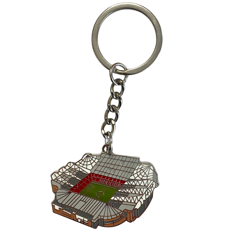 Old Trafford Metal Keyring
