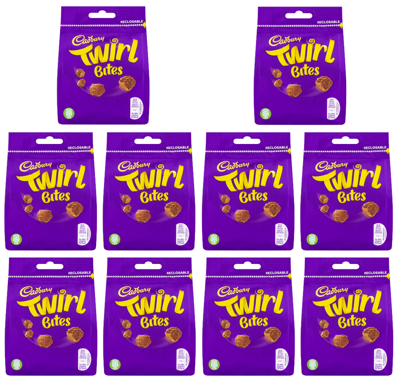 10 x Cadbury Twirl Bites 85GM