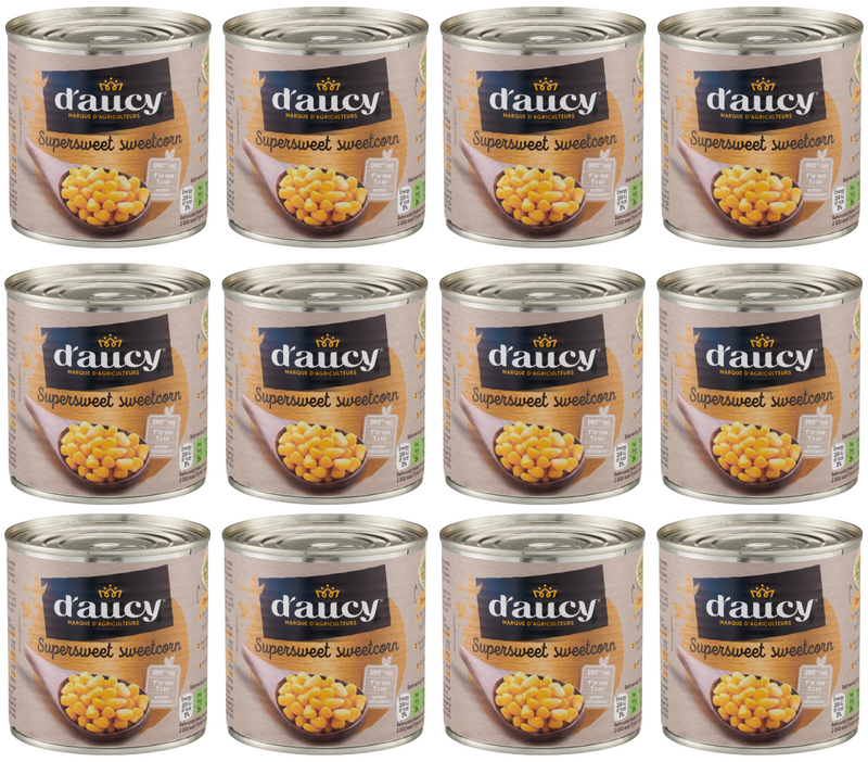 12 x D'Aucy Sweetcorn 326G