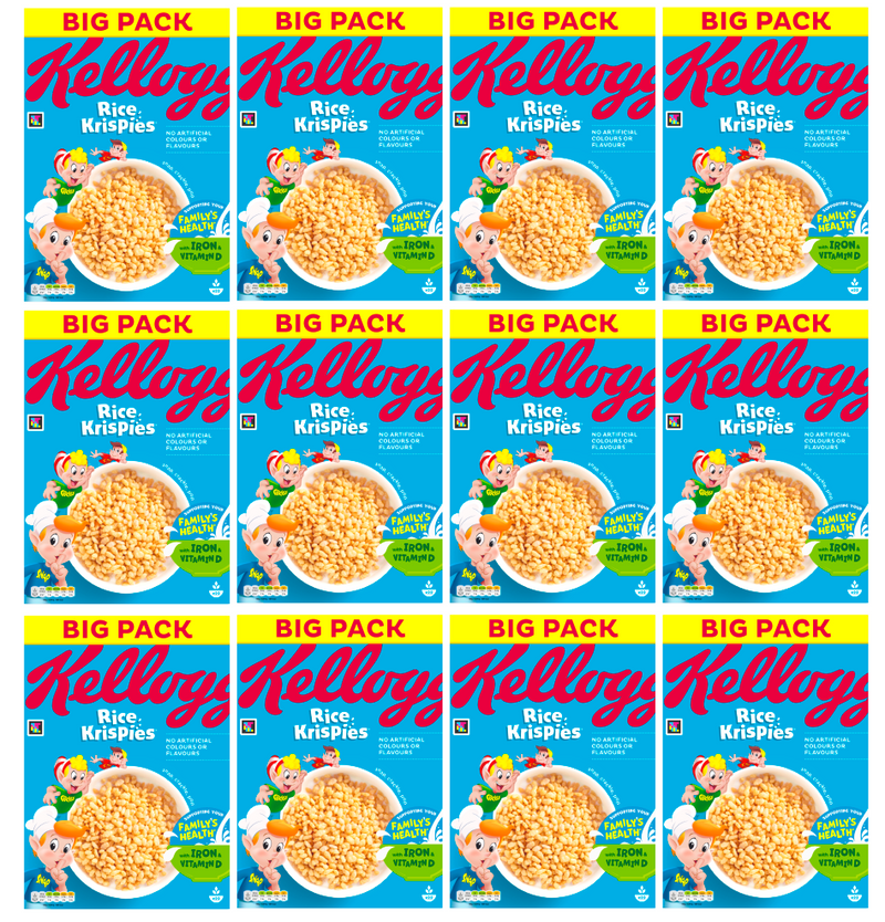12 x Kelloggs Rice Krispies  660g