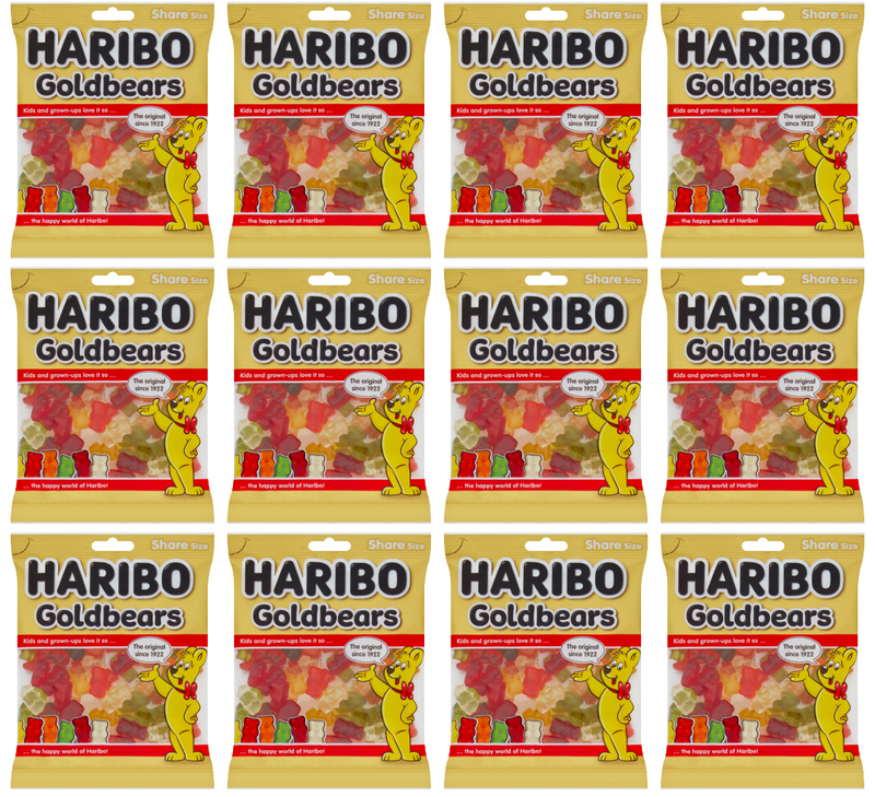 12 x Haribo Goldbears 160Gm