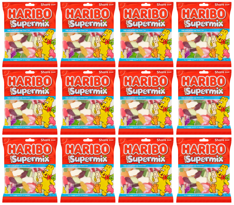 12 x Haribo Supermix 160Gm