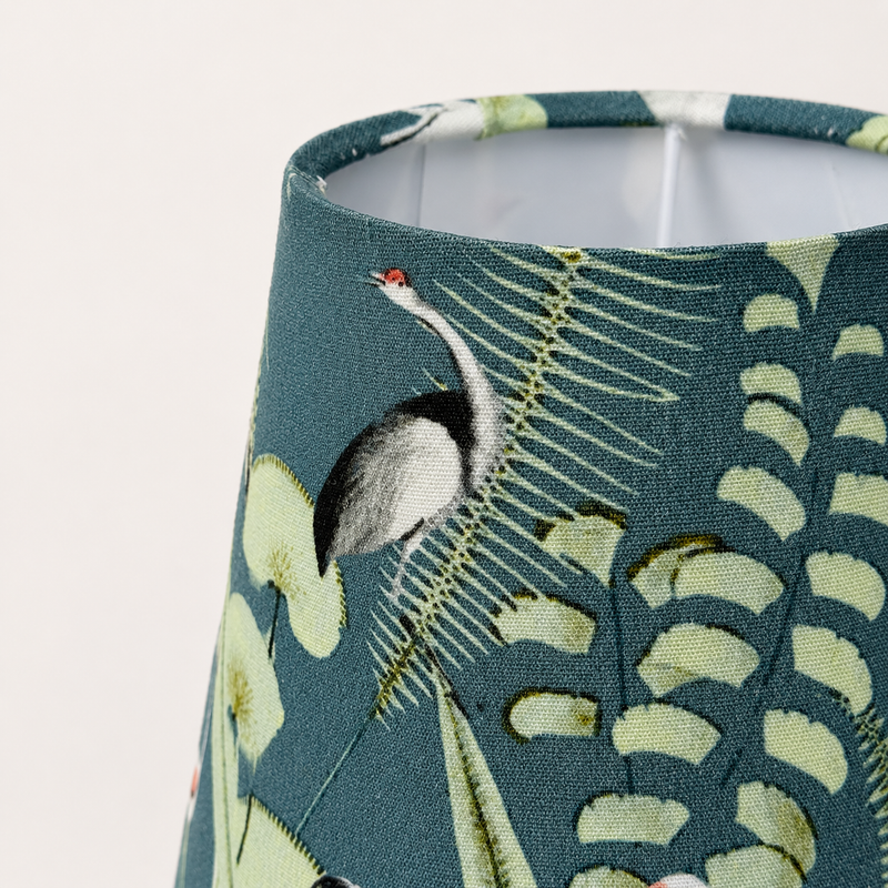 Flamingo Lampshade ~ Blue & Green Shade | Wall Light | Table Lamp | 6 Inch