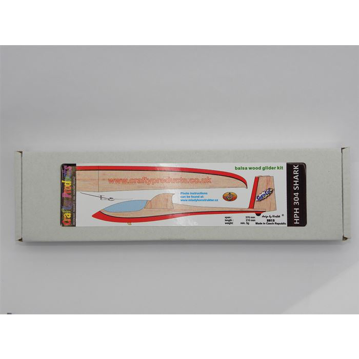 HPH 304 SHARK Model Sailplane Kit, excellent chuck glider