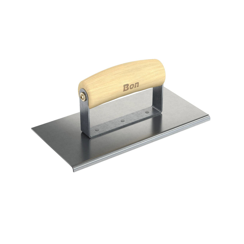 Bon Tool Concrete Highway Edger - Wood Wave Handle