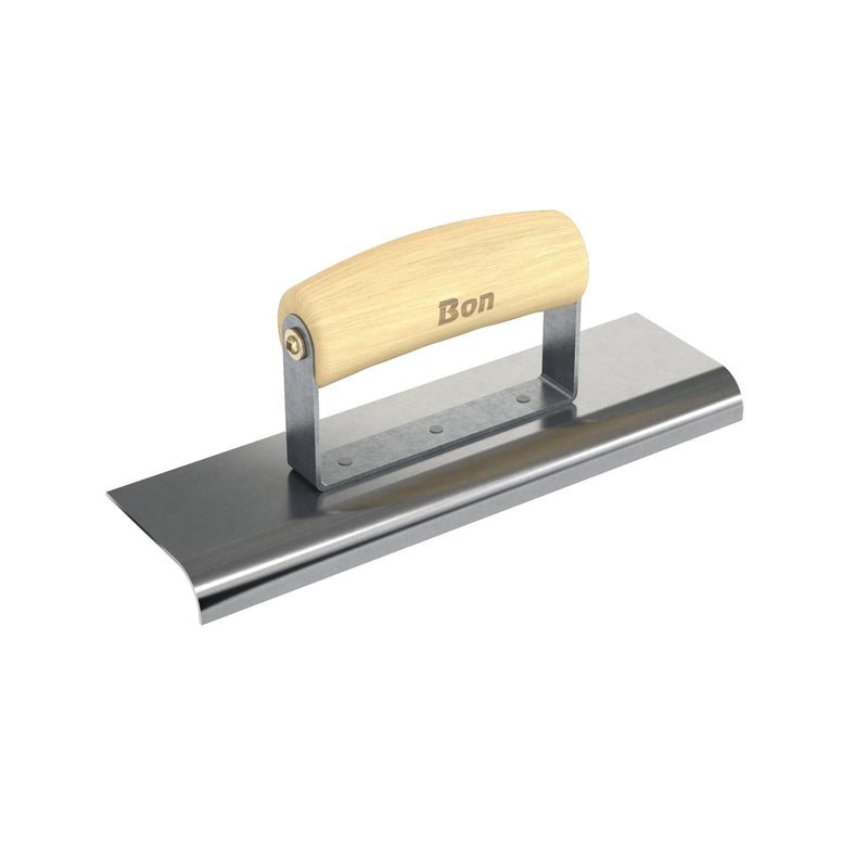 Bon Tool Concrete Highway Edger - Wood Wave Handle