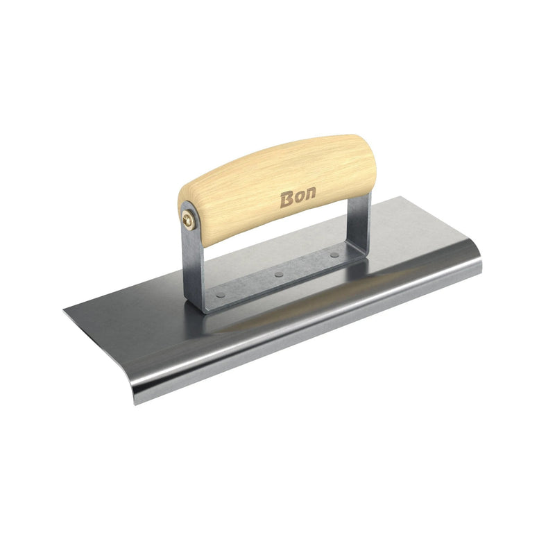 Bon Tool Concrete Highway Edger - Wood Wave Handle