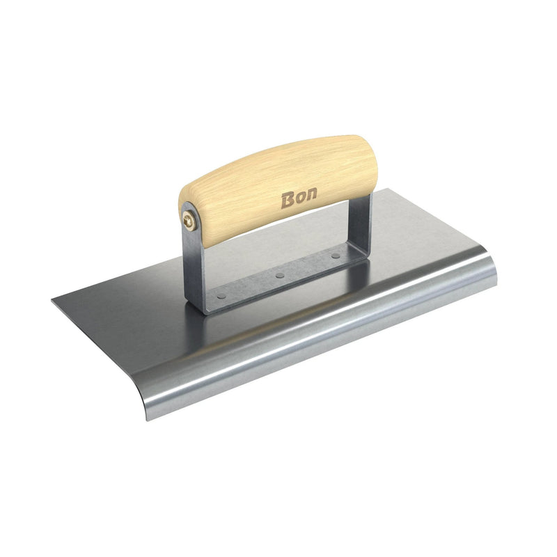 Bon Tool Concrete Highway Edger - Wood Wave Handle