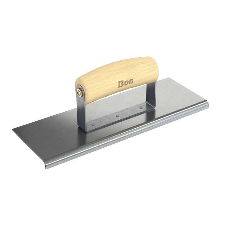 Bon Tool Concrete Highway Edger - Wood Wave Handle