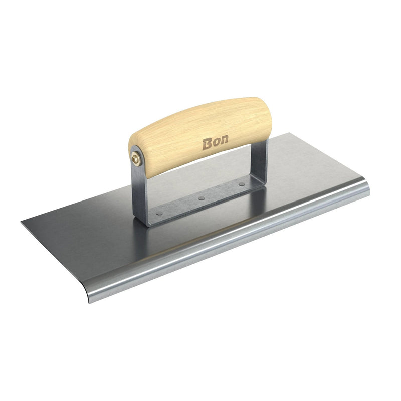 Bon Tool Concrete Highway Edger - Wood Wave Handle