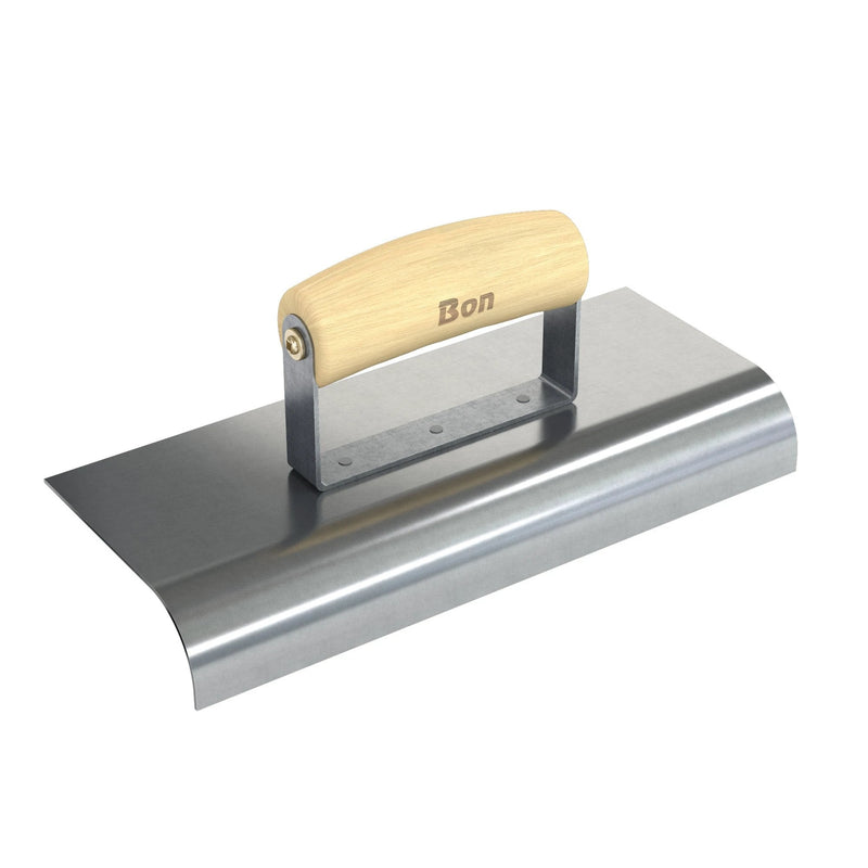 Bon Tool Concrete Highway Edger - Wood Wave Handle