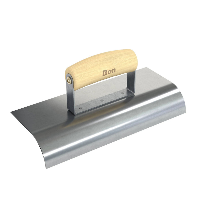 Bon Tool Concrete Highway Edger - Wood Wave Handle