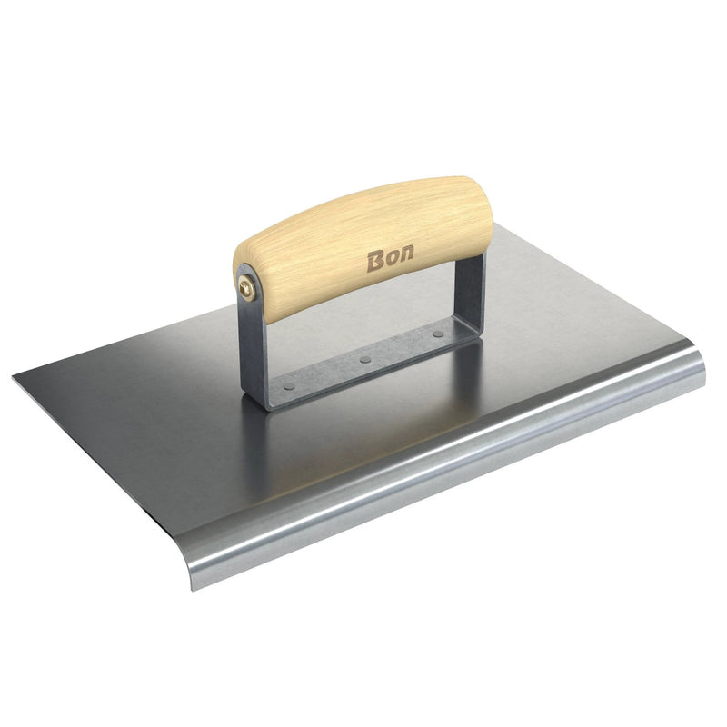 Bon Tool Concrete Highway Edger - Wood Wave Handle