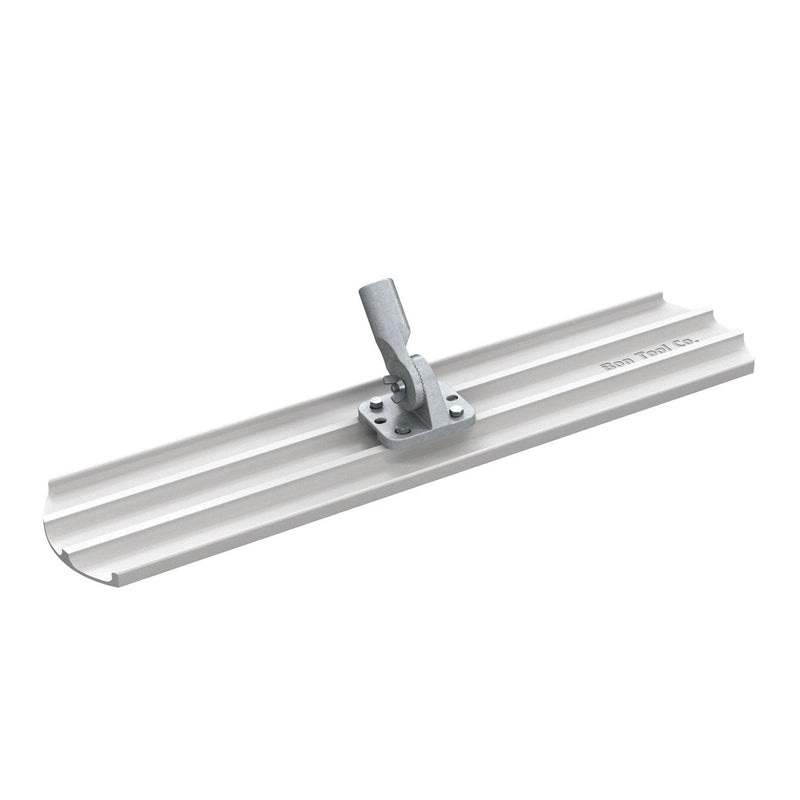 Bon Tool Round End Magnesium Bull Float with Threaded Handle Bracket