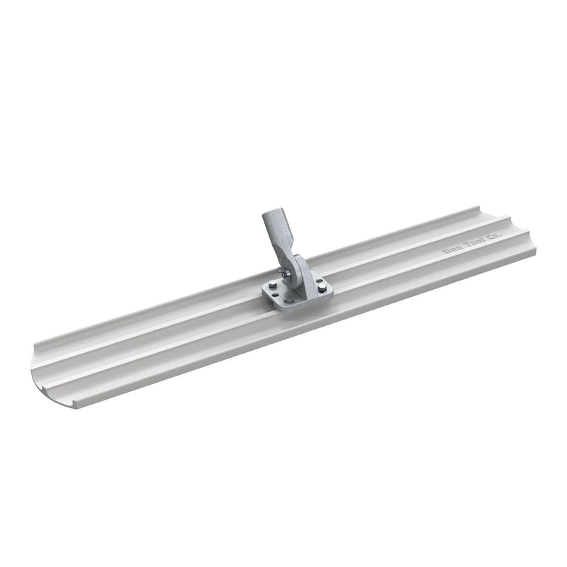 Bon Tool Round End Magnesium Bull Float with Threaded Handle Bracket