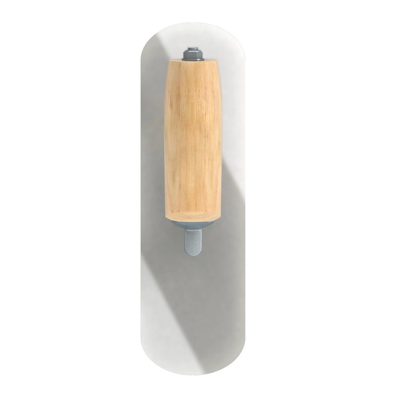 Bon Tool Plexiglass Swimming Pool Trowel - Camel Back Wood Handle