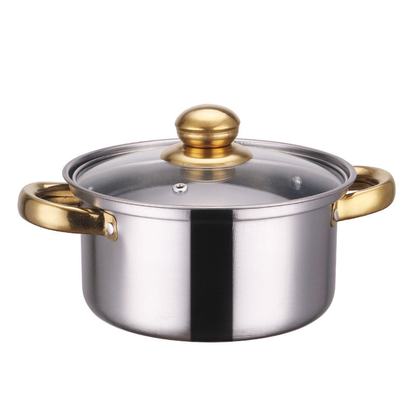 12Pcs Stainless Steel Cookware Set Saucepan Casserole Pans Pot Induction Kitchen