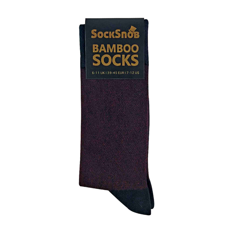 1 Pack Mens Luxury Breathable Bamboo Suit Dress Socks