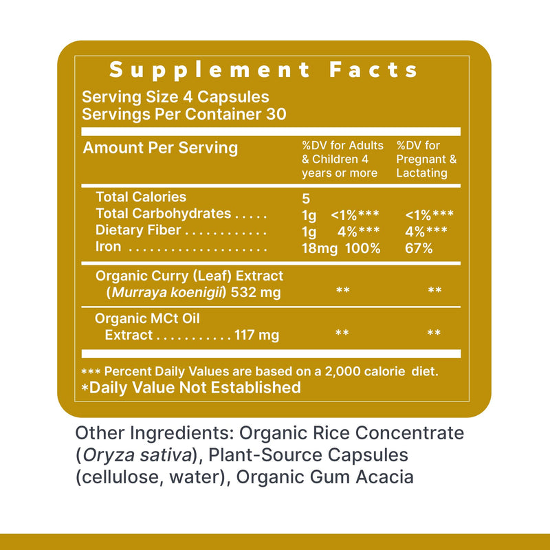 Phyto-Iron Premier Plant-Based Iron — 18 mg, 120 Capsules