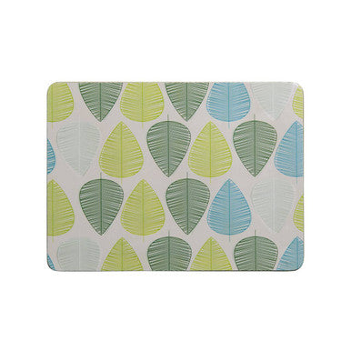 Set of Four Placemats | Green Leaf